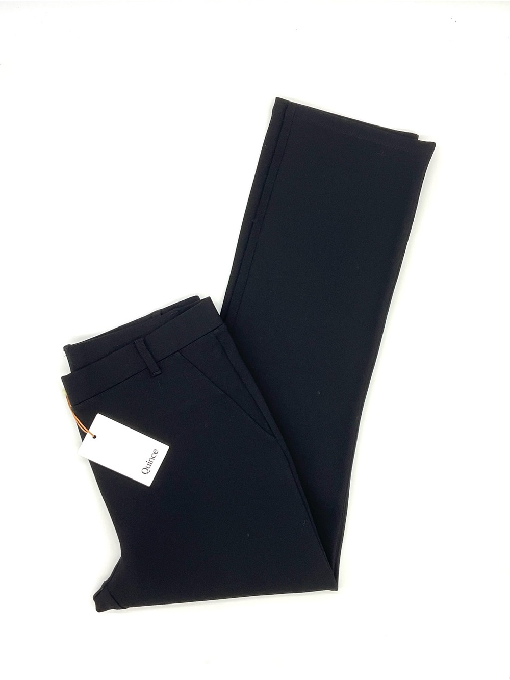 NWT Quince Black Ultra-Stretch Ponte Pants, Medium - Picture 12 of 12